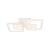 Lustra LED cu telecomanda BALANS 44W, 2 Patrate, lumina Rece/Calda/Neutra, Dimabila, Alb ModernLight Concept