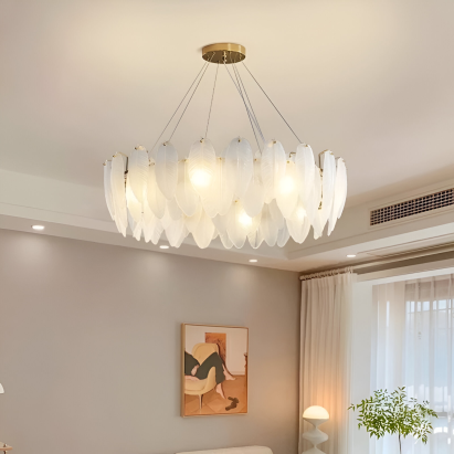 Candelabru Cristal VAUX-LE-VICOMTE Eleganza, 5x E14, Diametru 42cm, Auriu, Inaltime Reglabila ModernLight Concept