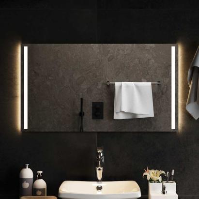 Oglindă de baie cu LED, 90x50 cm GartenMobel Dekor