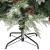 Brad Crăciun pre-iluminat conuri de pin verde/alb 195 cm PVC/PE GartenMobel Dekor