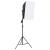 Set studio foto cu lumină, fundal și reflector GartenMobel Dekor