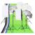 Kit studio foto cu set de lumini, fundal și reflector GartenMobel Dekor