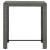 Set mobilier bar de grădină cu perne, 5 piese, gri, poliratan GartenMobel Dekor