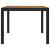Set mobilier de exterior cu perne, 7 piese, negru, poliratan GartenMobel Dekor