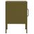 Noptiere, 2 buc., verde măsliniu, 35x35x51 cm, oțel GartenMobel Dekor