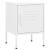 Noptiere, 2 buc., alb, 35x35x51 cm, oțel GartenMobel Dekor
