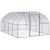 Coteț de găini pentru exterior, 3x4x2 m, oțel zincat GartenMobel Dekor