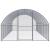 Coteț de găini pentru exterior, 3x8x2 m, oțel zincat GartenMobel Dekor