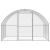 Coteț de găini pentru exterior, 3x8x2 m, oțel zincat GartenMobel Dekor