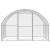 Coteț de găini pentru exterior, 3x24x2 m, oțel zincat GartenMobel Dekor