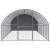 Coteț de găini pentru exterior, 3x8x2 m, oțel zincat GartenMobel Dekor
