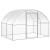 Coteț de găini pentru exterior, 3x8x2 m, oțel zincat GartenMobel Dekor