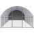 Coteț de găini pentru exterior, 3x10x2 m, oțel zincat GartenMobel Dekor