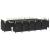 Set mobilier de exterior cu perne, 15 piese, negru, poliratan GartenMobel Dekor