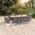 Set mobilier de grădină cu perne, 15 piese, gri, poliratan GartenMobel Dekor