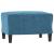 Set de canapele cu perne, 3 piese, albastru, catifea GartenMobel Dekor