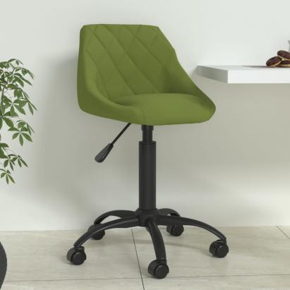 Scaun de bucătărie, verde deschis, catifea GartenMobel Dekor