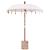 Parasol Balinez Crem 180-190 cm Bumbac, lemn masiv GartenMobel Dekor