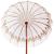 Parasol Balinez 260 Crem 180-190 cm Bumbac și lemn masiv GartenMobel Dekor