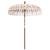 Parasol Balinez 260 Crem 180-190 cm Bumbac și lemn masiv GartenMobel Dekor