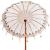 Parasol Balinez Crem 180-190 cm Bumbac, lemn masiv GartenMobel Dekor