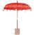 Parasol Balinez Roșu 210-220 cm Bumbac, lemn masiv GartenMobel Dekor