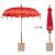 Parasol Balinez Roșu 210-220 cm Bumbac, lemn masiv GartenMobel Dekor