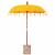 Parasol Balinez Galben 180-190 cm Bumbac, lemn masiv GartenMobel Dekor