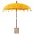 Parasol Balinez Galben 210-220 cm Bumbac, lemn masiv GartenMobel Dekor