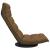 Scaun de podea pivotant, maro, material textil GartenMobel Dekor