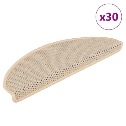 Covorașe scară autoadezive aspect sisal 30 buc 65x21x4cm Berber GartenMobel Dekor