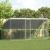 Cușcă pentru pui Argintiu 400 x 200 x 198.5 cm Oțel galvanizat GartenMobel Dekor
