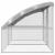 Cușcă pentru pui Argintiu 400 x 200 x 198.5 cm Oțel galvanizat GartenMobel Dekor