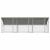 Cușcă pentru pui Argintiu 600 x 200 x 198.5 cm Oțel galvanizat GartenMobel Dekor