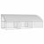 Cușcă pentru pui Argintiu 600 x 200 x 198.5 cm Oțel galvanizat GartenMobel Dekor