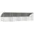Cușcă pentru pui Argintiu 800 x 200 x 198.5 cm Oțel galvanizat GartenMobel Dekor