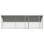 Cușcă pentru pui Argintiu 600 x 200 x 198.5 cm Oțel galvanizat GartenMobel Dekor