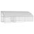 Cușcă pentru pui Argintiu 600 x 200 x 198.5 cm Oțel galvanizat GartenMobel Dekor