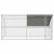 Cușcă pentru pui Argintiu 400 x 200 x 198.5 cm Oțel galvanizat GartenMobel Dekor