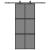 Ușă glisantă cu set feronerie neagră 90x205cm sticlă securizată GartenMobel Dekor