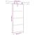 Ușă glisantă cu set feronerie neagră 90x205cm sticlă securizată GartenMobel Dekor