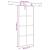 Ușă glisantă cu set feronerie neagră 90x205cm sticlă securizată GartenMobel Dekor