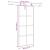 Ușă glisantă cu set feronerie neagră 90x205cm sticlă securizată GartenMobel Dekor
