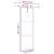 Ușă glisantă cu set feronerie neagră 76x205cm sticlă securizată GartenMobel Dekor