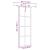 Ușă glisantă cu set feronerie neagră 76x205cm sticlă securizată GartenMobel Dekor