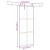 Ușă glisantă cu set feronerie neagră 90x205cm sticlă securizată GartenMobel Dekor