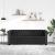 Canapea Chesterfield Premium cu 3 Locuri din Piele Ecologica, Negru, 200x76x70 cm