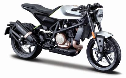 MAISTO MOTOCICLETA METALICA EDITIE SPECIALA HUSQVARNA VITPILEN 701 SCARA 1 LA 18 SuperHeroes ToysZone