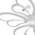 Lustra LED cu telecomanda BLOSSOM 72W, 6 Petale, lumina Rece/Calda/Neutra, Dimabila, Alb ModernLight Concept