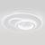 Lustra LED cu telecomanda NOLUX 120W, Rotunda, lumina Rece/Calda/Neutra, Dimabila, Alb ModernLight Concept